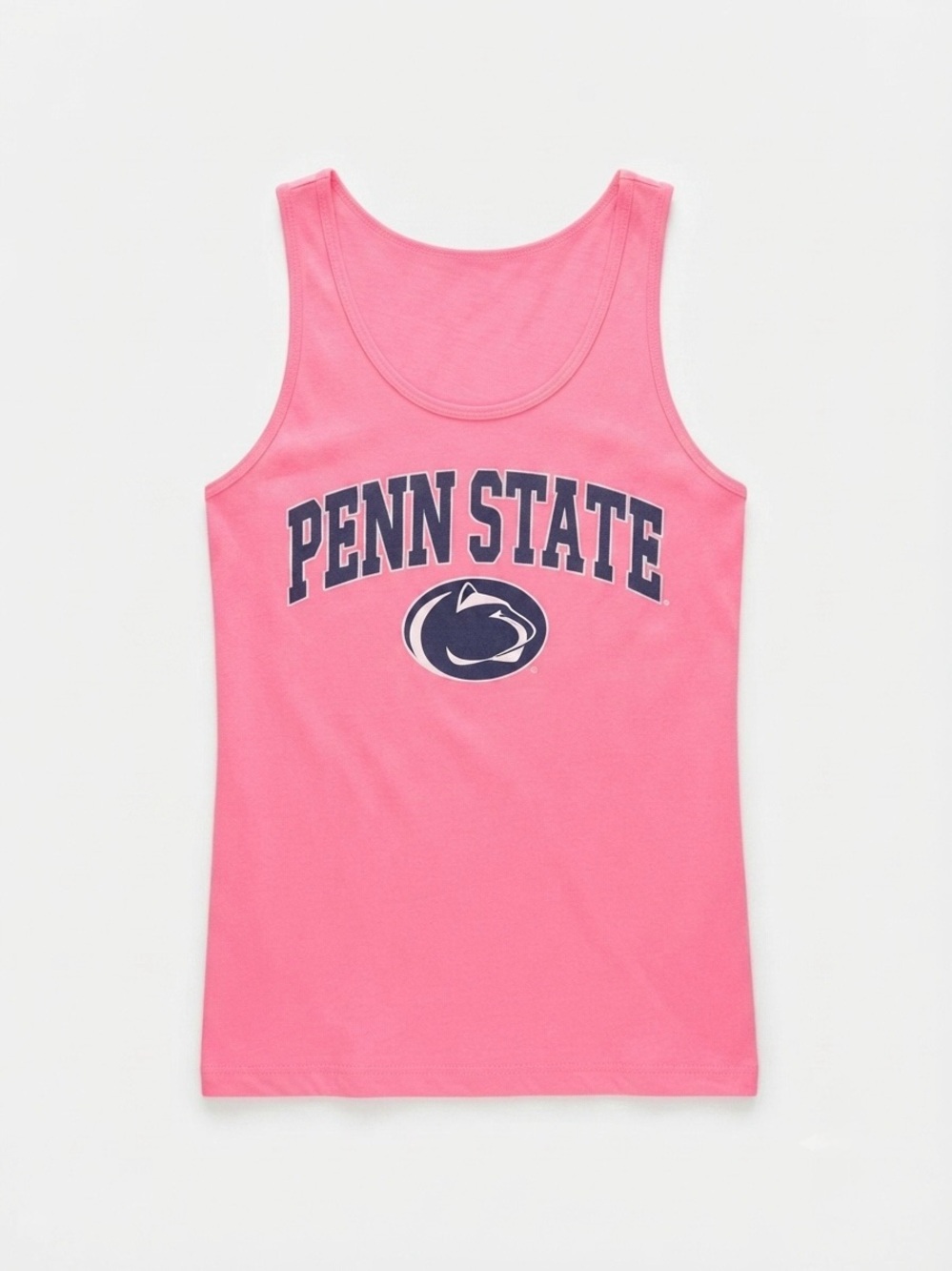 Penn State Neon Pink Tank Top with Navy Logo